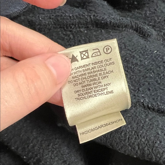 Burberry Navy Zip-Up Hooded Sweatshirt - Picture 8 of 9